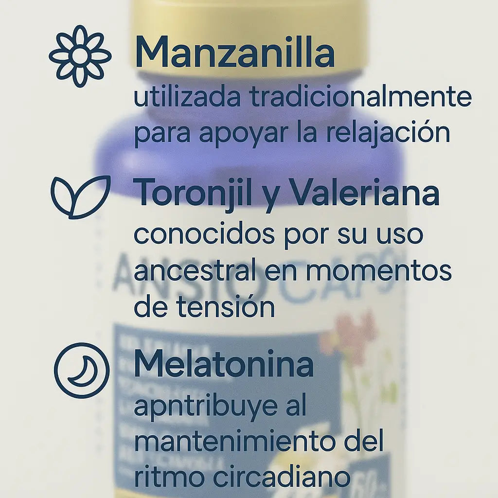 Ansio Caps Duerme profundamente y vive con calma.