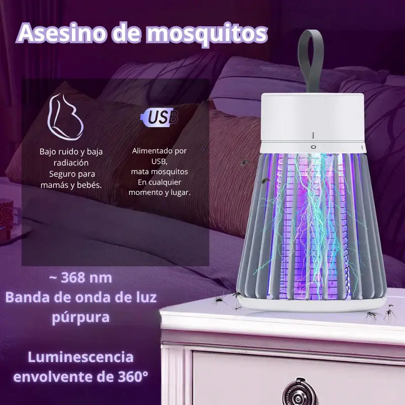 Insecticida portátil para uso en interiores y exteriores, matamoscas y mosquitos.