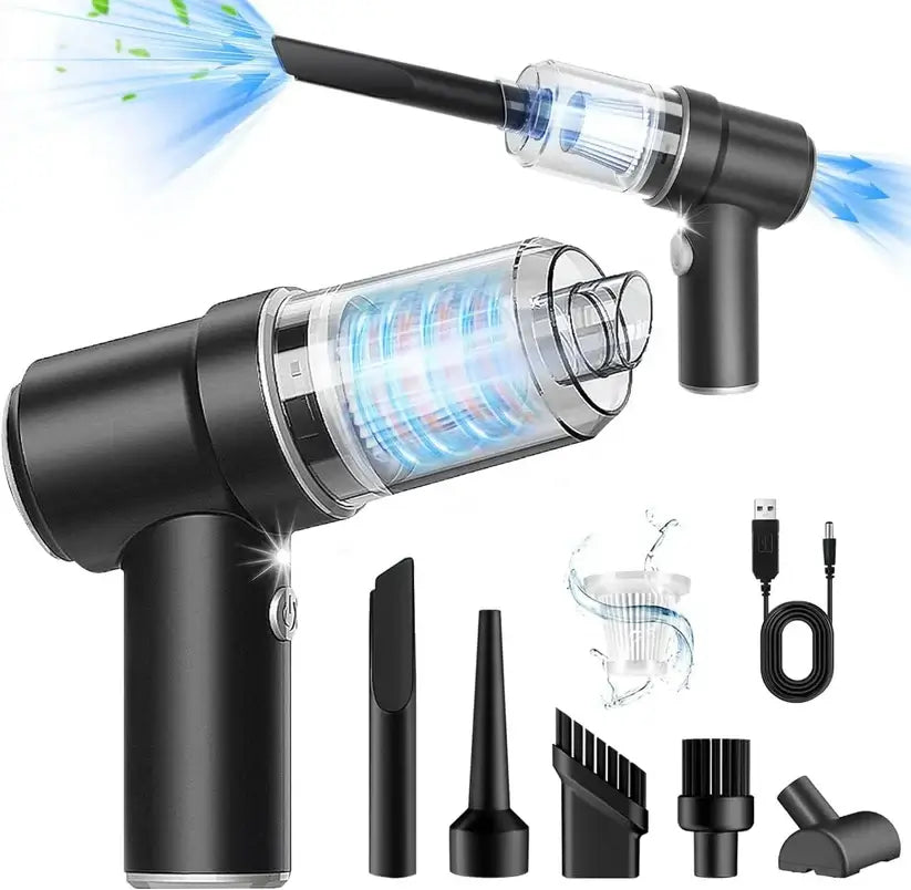 ManoClean™ Aspiradora 3 en 1 Sin Cables, Sin esfuerzo y ¡Desde la Palma de tu Mano!