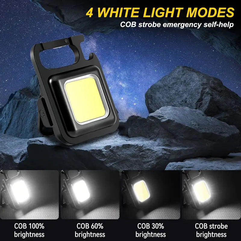 SUPER PROMO 2X1 MINI LLAVERO LINTERNA LED + USB