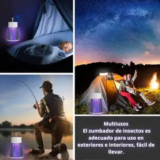 Insecticida portátil para uso en interiores y exteriores, matamoscas y mosquitos.