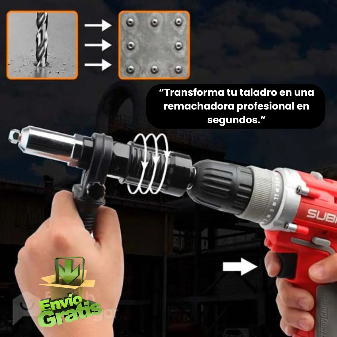 ¡Convierte Tu Taladro en una Máquina Imparable de Remaches