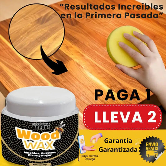 Promo 2x1 Cera Abeja Natural para todo tipo de Madera