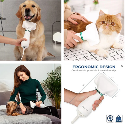 Nuevo Secador y Peinador Para Tu Mascota 2 EN 1