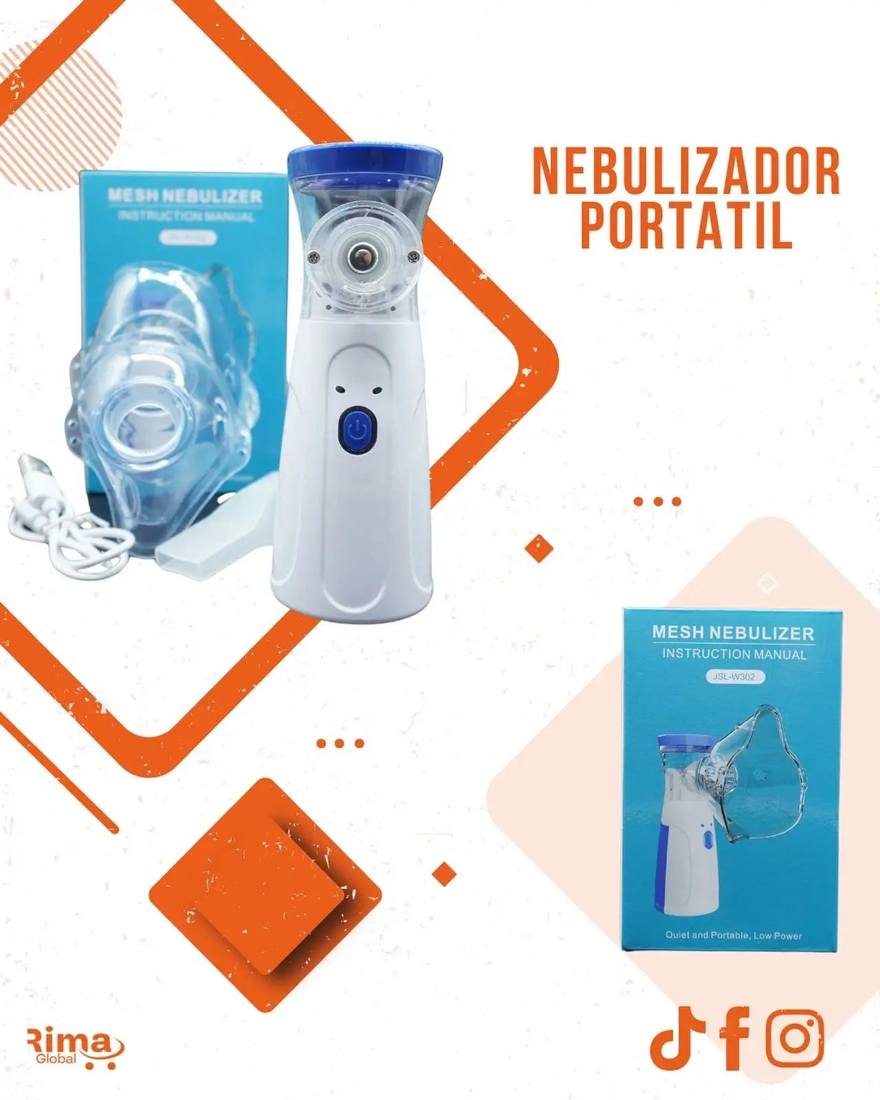 Nebulizador Portátil Para Niños y Adultos