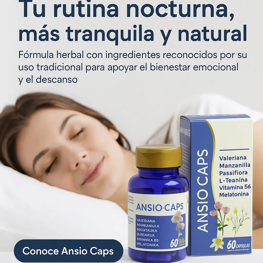 Ansio Caps  Duerme profundamente y vive con calma.
